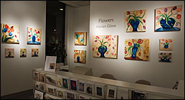 Flowers by Marian Gliese at Artists' Gallery in Columbia, Maryland, March 2007